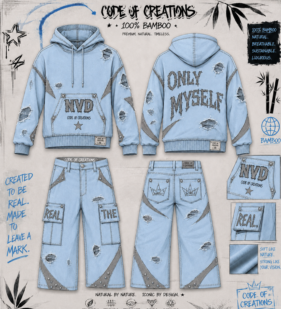 Men's Blue Blush Sweatsuit